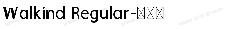 Walkind Regular字体转换